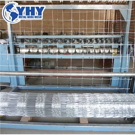 0.9m Height Galvanized 100mm Vertical Wire Distance 100m long field fence 