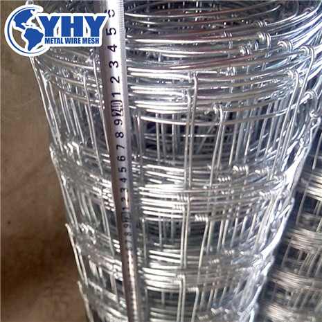 0.9m Height Galvanized 100mm Vertical Wire Distance 100m long field fence 