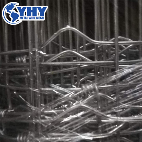 0.9m Height Galvanized 100mm Vertical Wire Distance 100m long field fence 