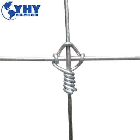 1.55m Height Galvanized 15cm Vertical Wire Distance 100m long fixed knot field  fence 