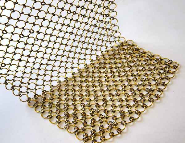 Chainmail Curtain Decorative Ring Metal Mesh Curtains
