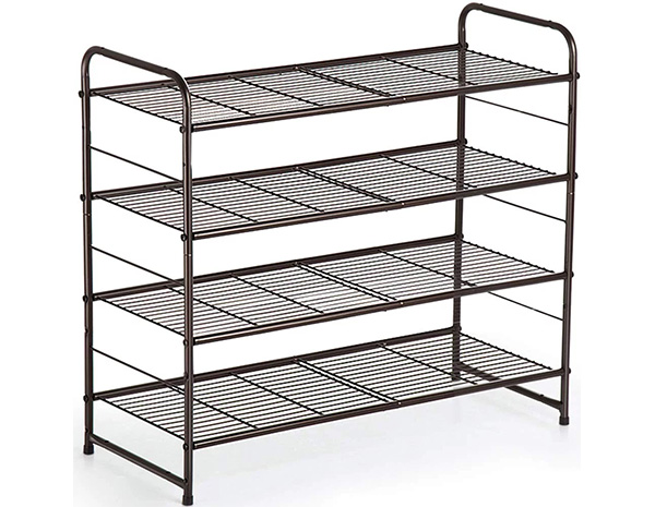 Wire Grid Utility Shoe Rack