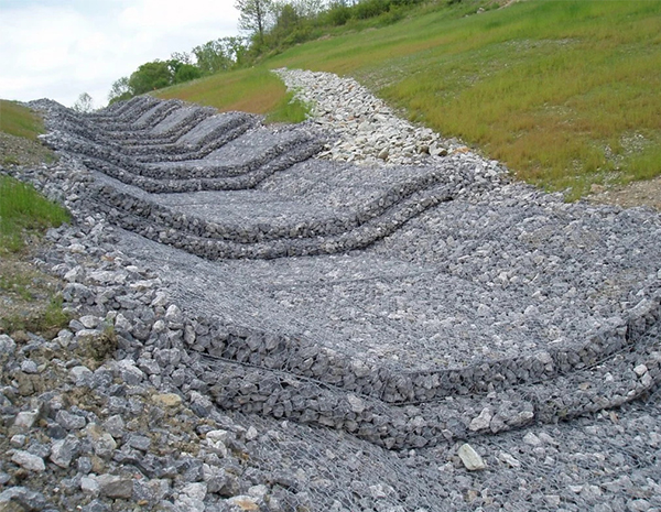 What are the raw materials for river gabion mesh?